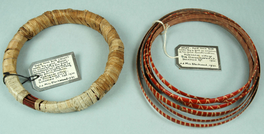 Collected by Beatrice Blackwood in 1930 and donated by her in 1931; 1931.86.257–.258