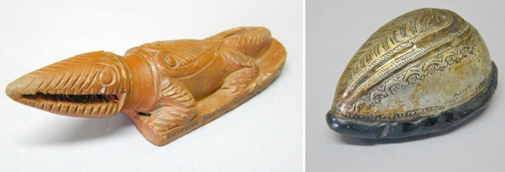 [b]Left:[/b] Purchased from Cecil V. Goddard in 1919; 1919.71.1[br][b]Right:[/b] Donated by Hereford City Museum in 1942; 1942.1.404
